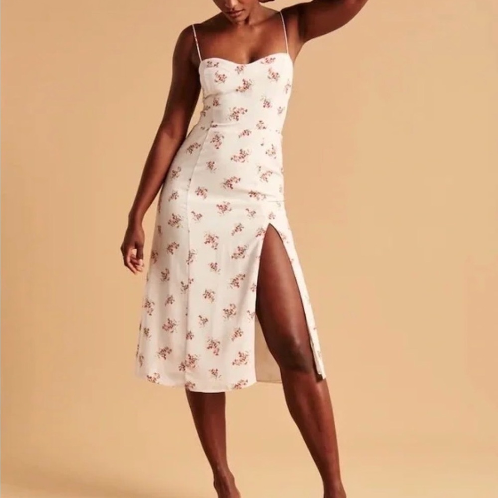 Abercrombie & Fitch White Floral Dress